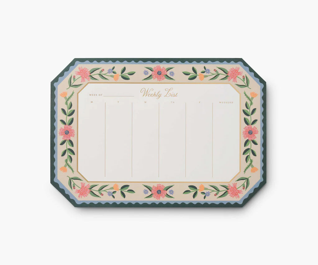 Aster Weekly Desk Pad
