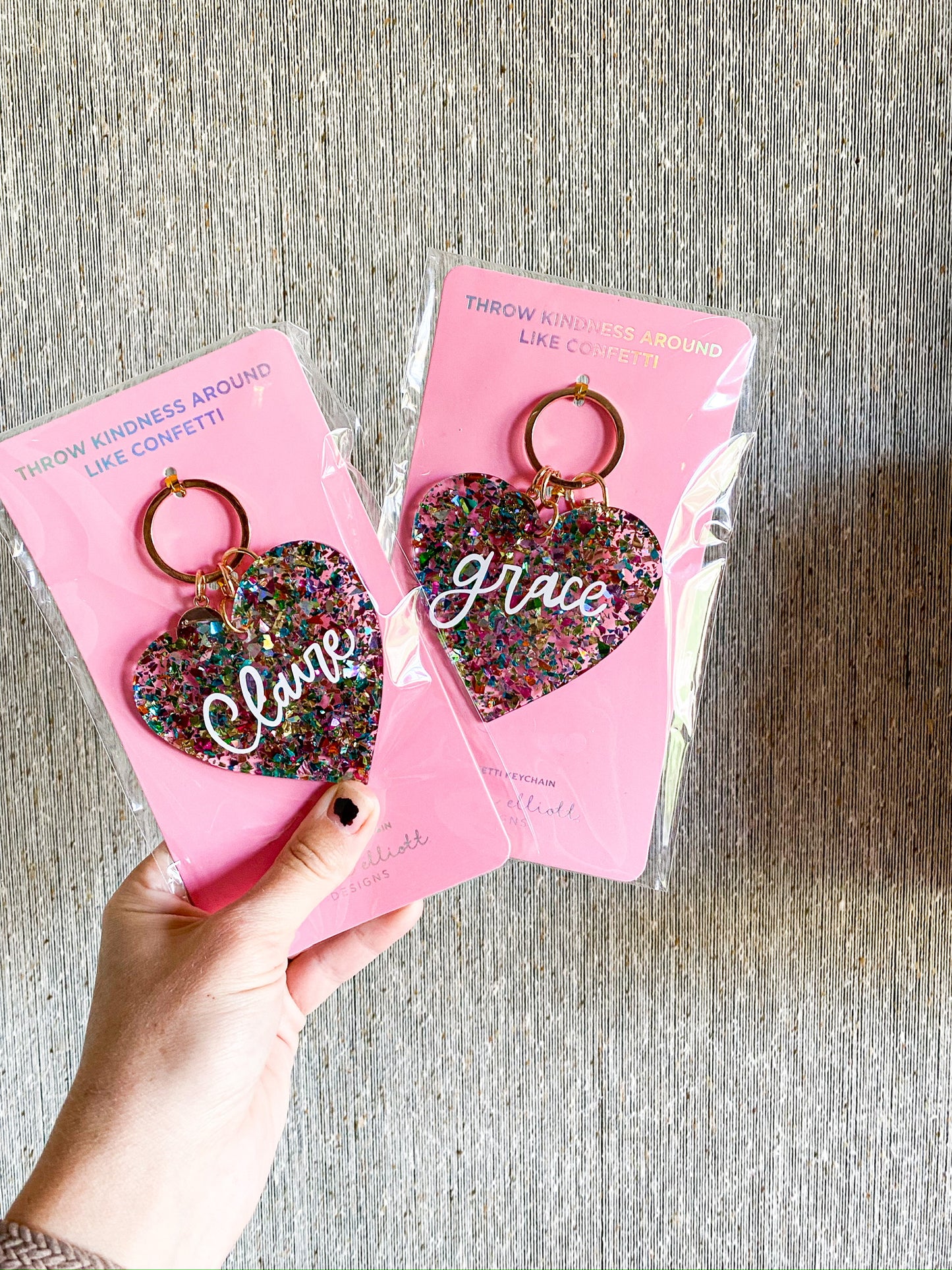 Glitter Keychain