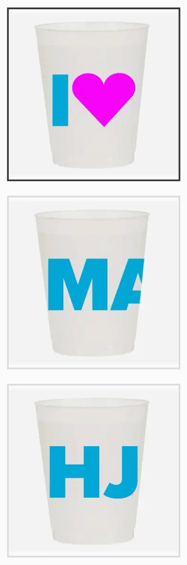 Mahjong Frost Flex Cups