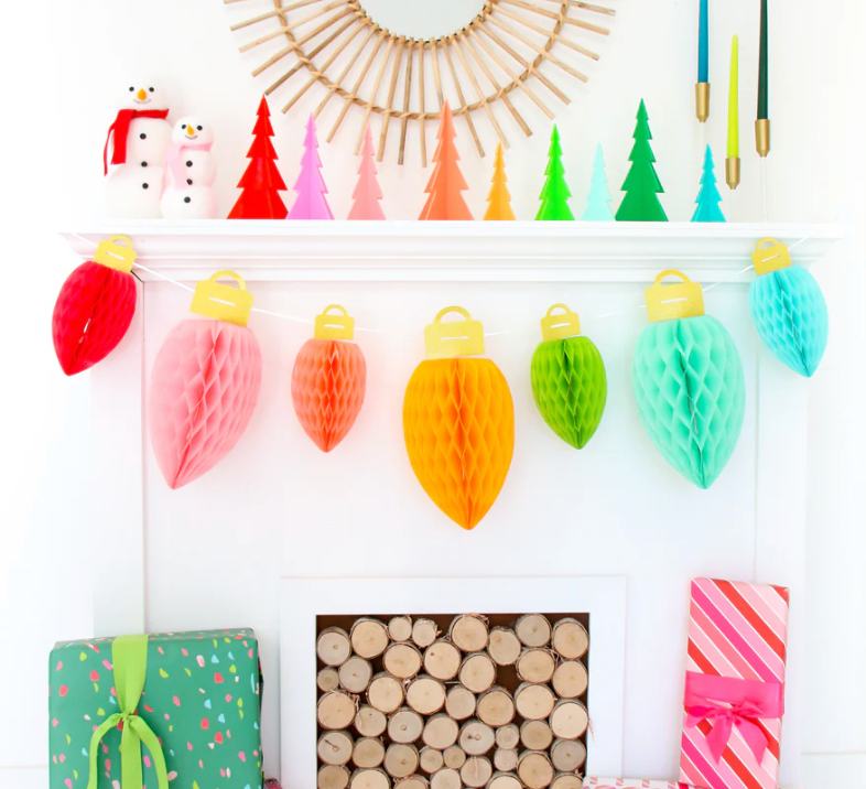 Holiday Honeycomb Decor