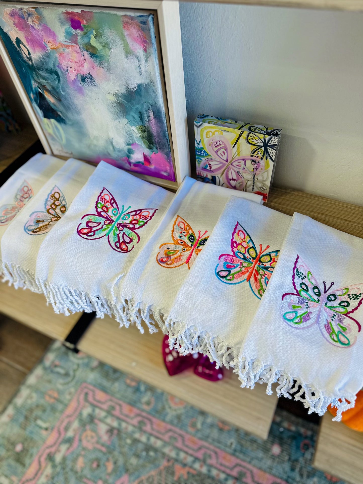 Butterfly Towel - Sara Kay Art Collab