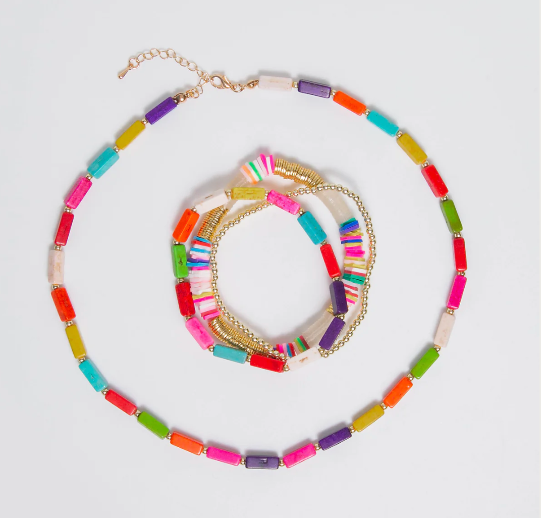 Lovely Days Rainbow Bracelet Stack