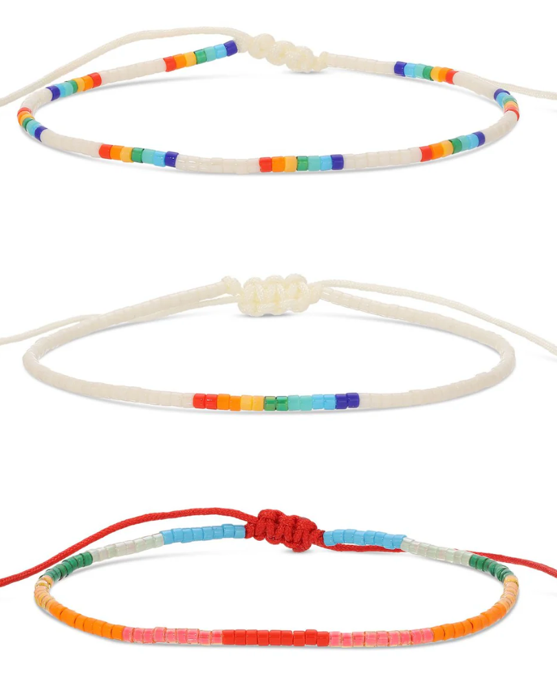 Rainbow String Bracelet