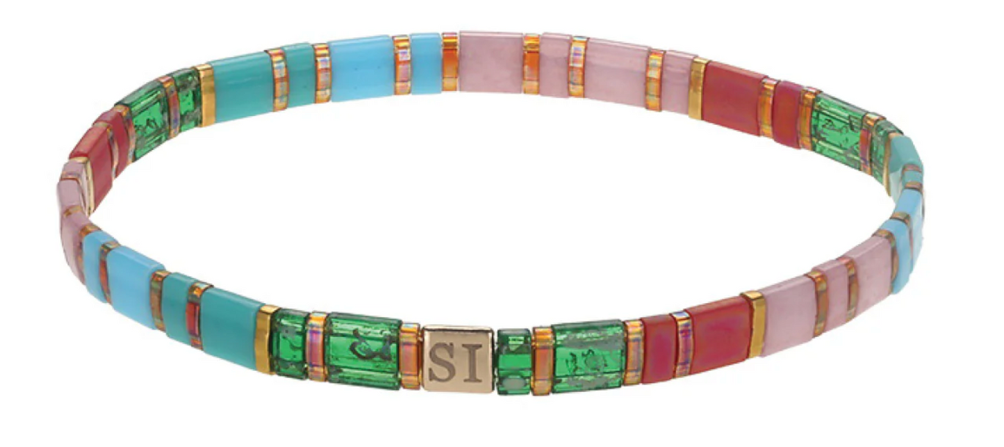 Splendid Iris Colorful Stretch Bracelet