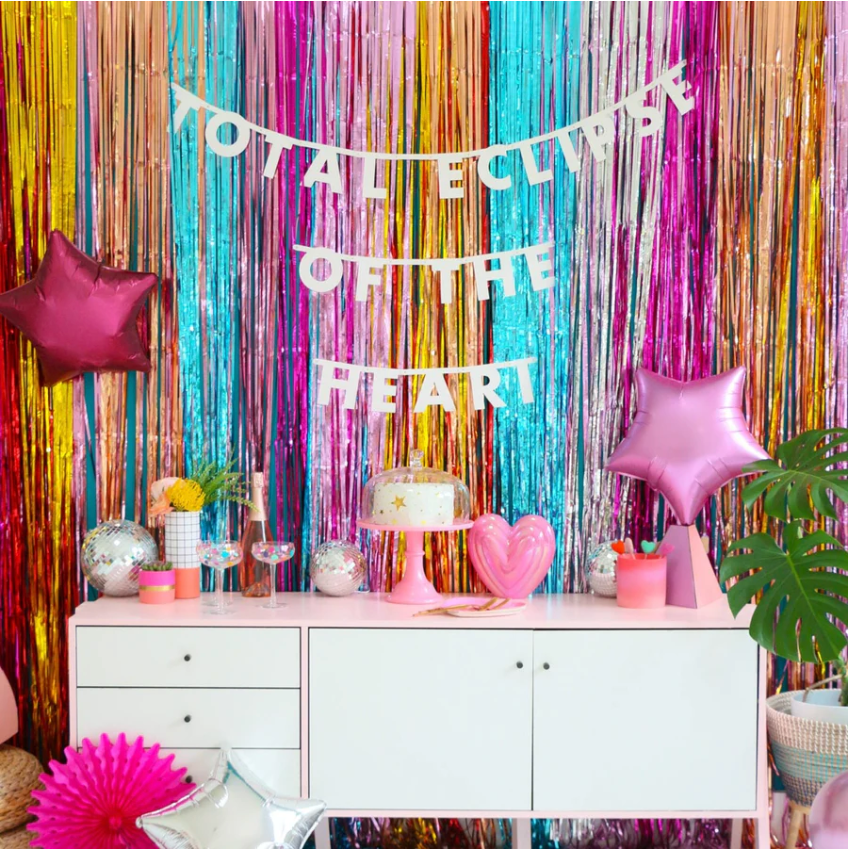 Multicolor Fringe Backdrop