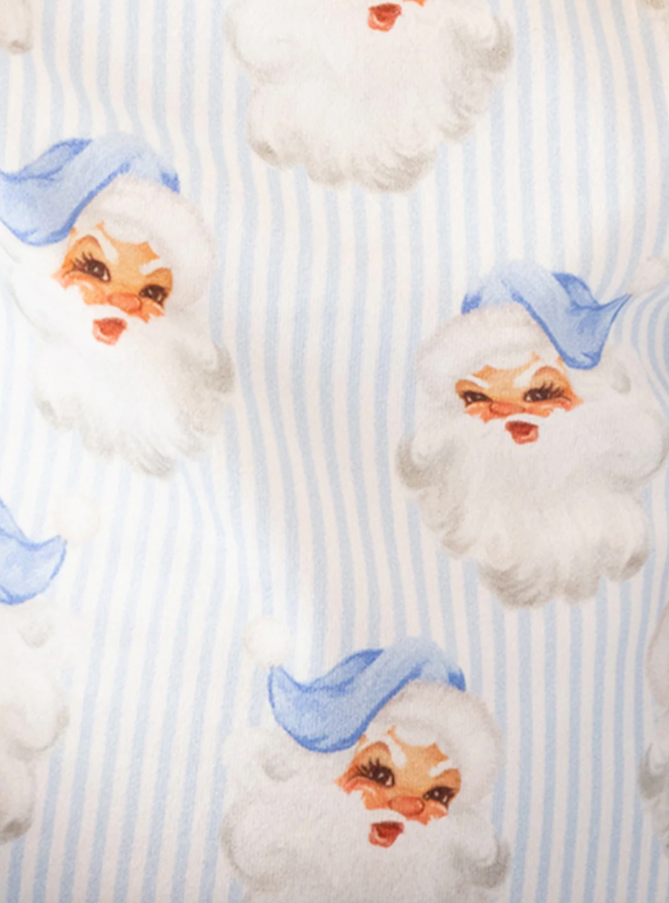 Blue Santa Pajama Set